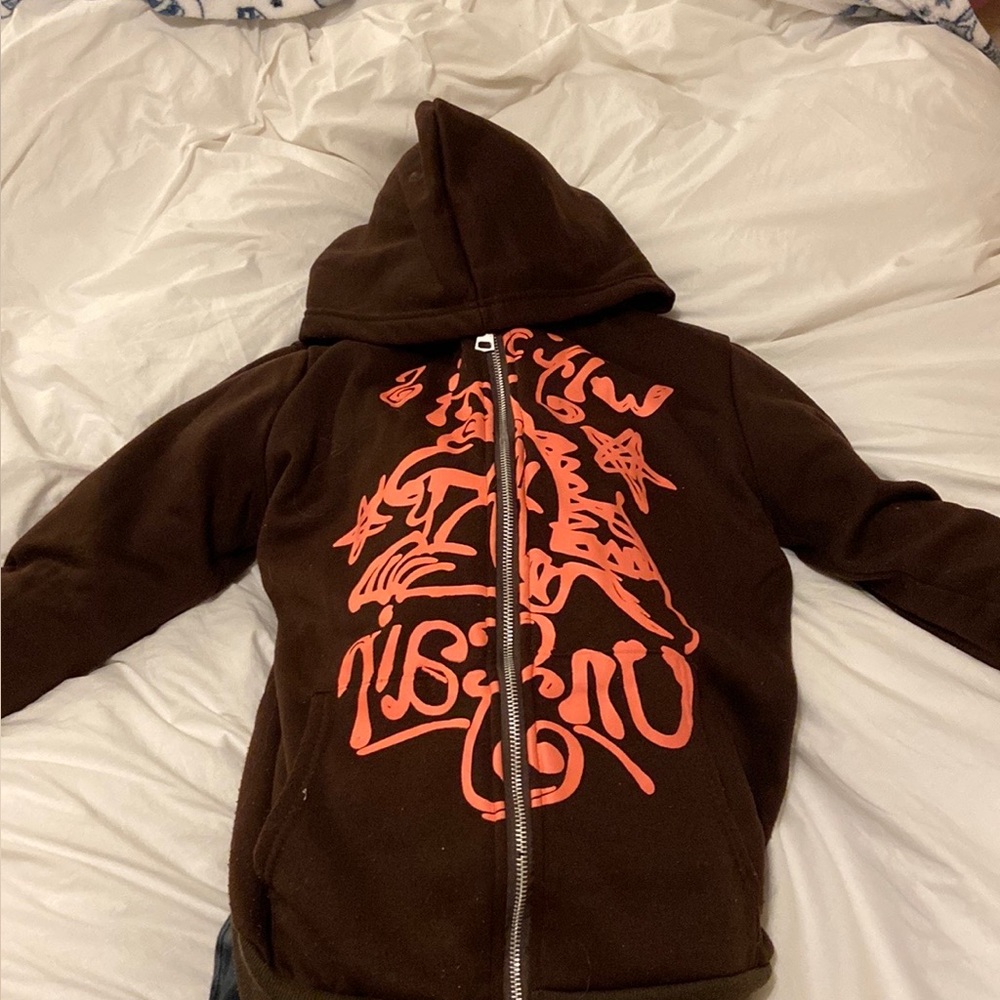 Cute sweatshirt! Pink a brown!❤️